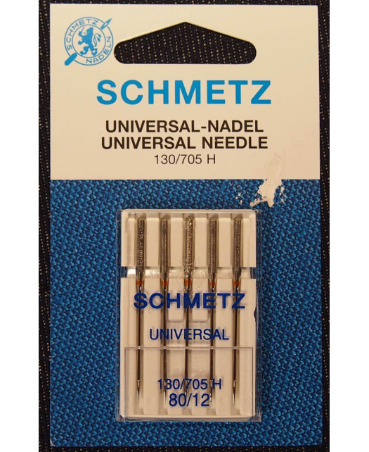 Aiguille Schmetz Universal 130/705 H 80/12 la boite de 10 aiguilles