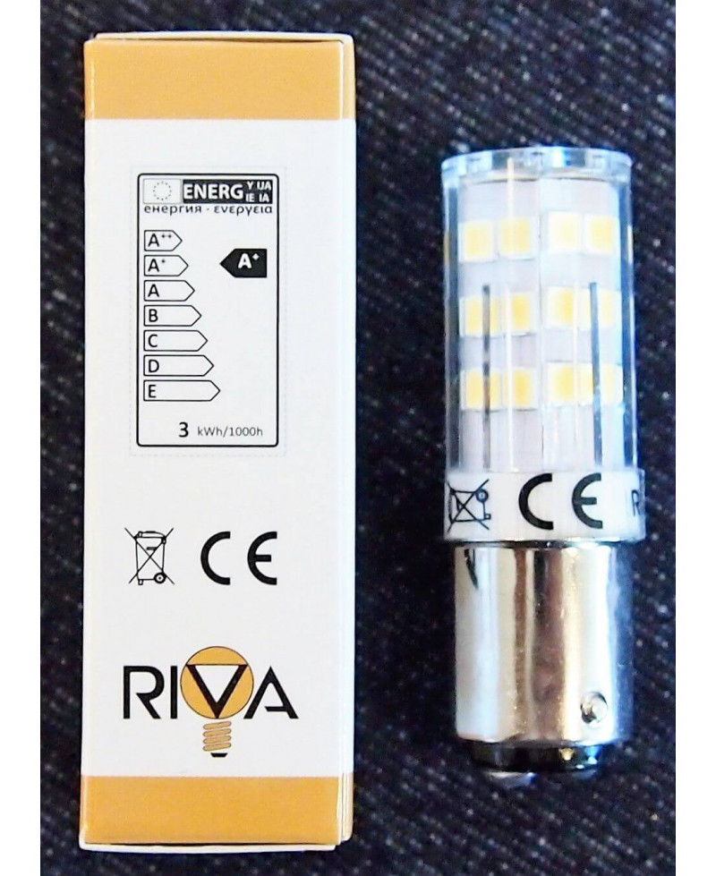 Ampoule E16 230V 15W Pour l'éclairage de vos machines à coudre.